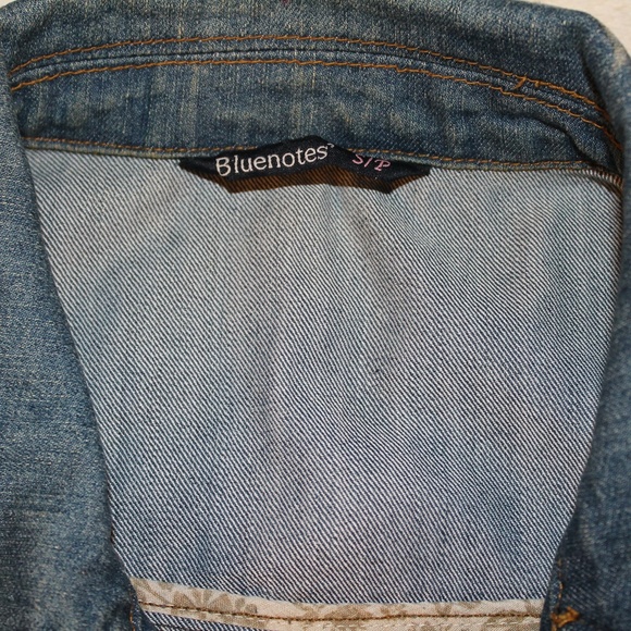 Bluenotes cropped jean jacket - Picture 2 of 3